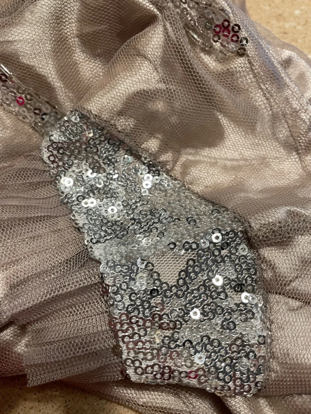 Mia Joy-Joyfolie Girls' Shimmery Gold Party Dress with Sequin Trim-1920’s